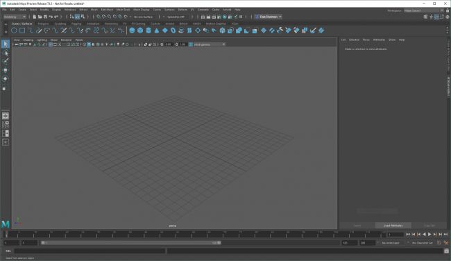 step_1_maya_interface کاربر سفارشی در Maya