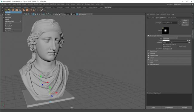 step_4_maya_interface کاربر سفارشی در Maya