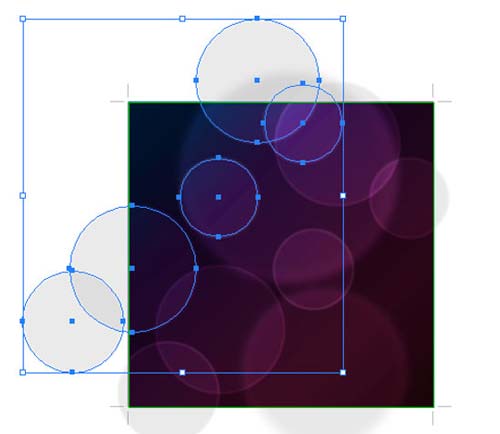 Bokeh_vector_background_step12 Bokeh در Illustrator