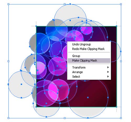 Bokeh_vector_background_step16 Bokeh در Illustrator
