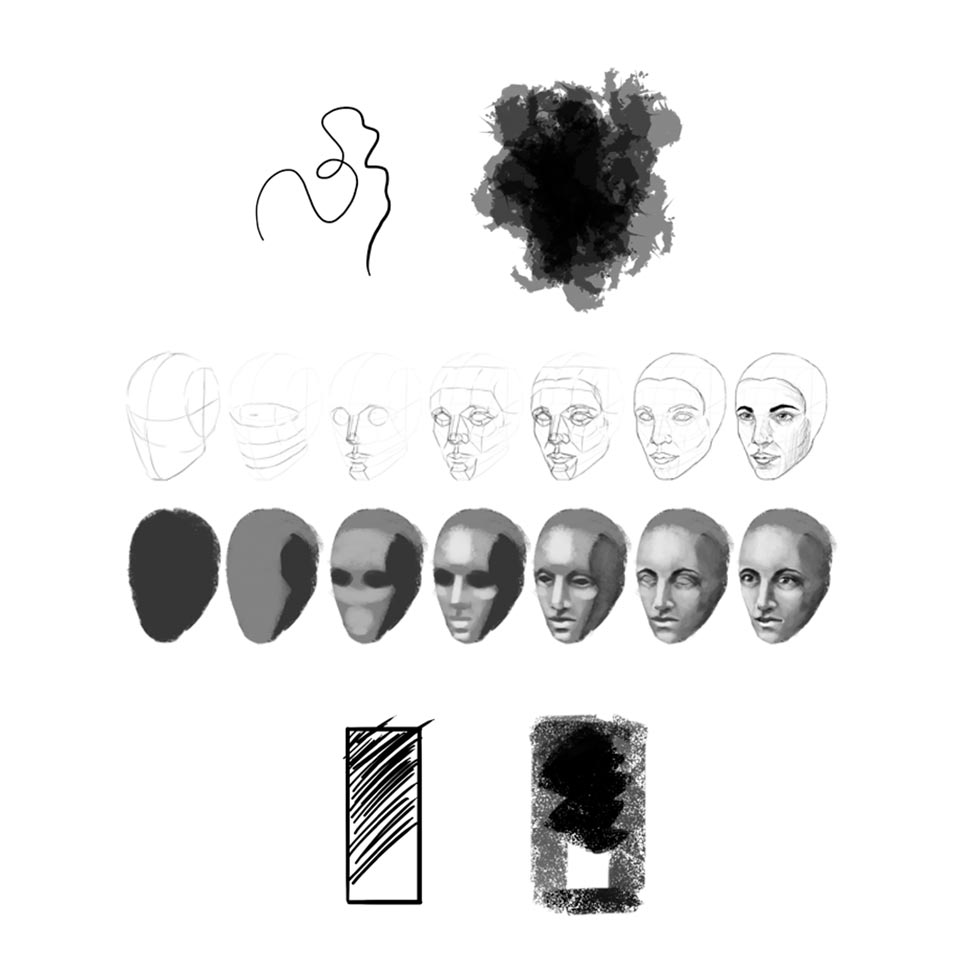 digital_to_traditional_artwork طراحی دیجیتال و طراحی سنتی