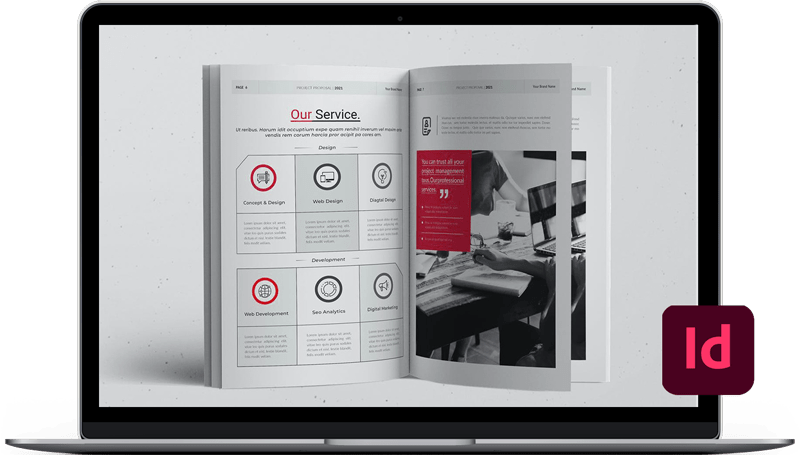 حاشیه در سند InDesign