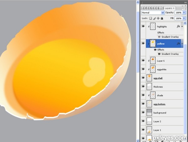 photoshop_egg (23) ساخت تخم مرغ در فتوشاپ
