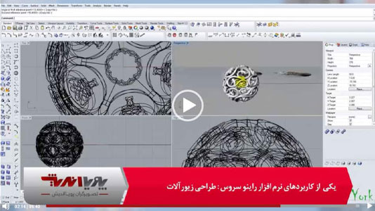کاربرد راینوسروس در طراحی زیورآلات