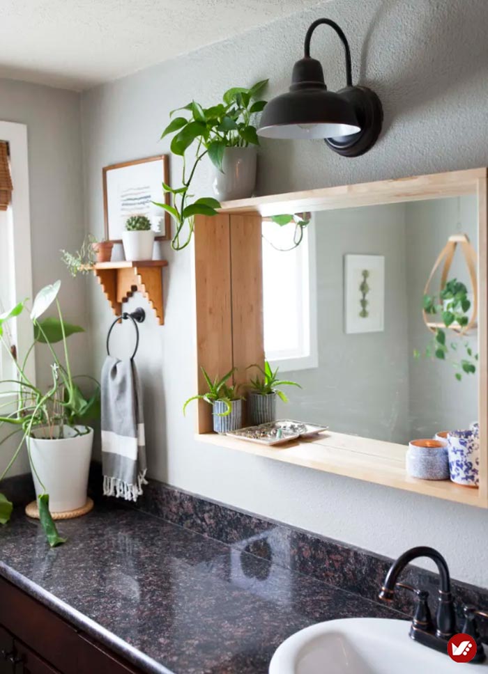 Makeshift_Shelf طراحی دکوراسیون داخلی با آینه
