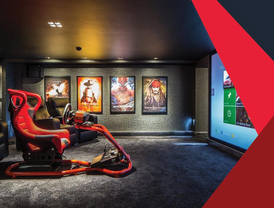 game_room_interior_10 مهار صدا در اتاق بازی در خانه