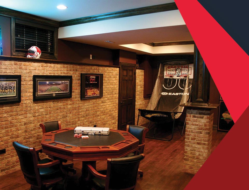 game_room_interior_3 طراحی اتاق بازی در خانه در زیرزمین