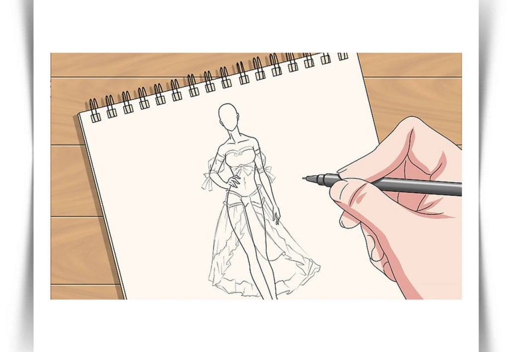 طراحی مد لباس Draw Fashion Sketches 15 - طراحی مد لباس