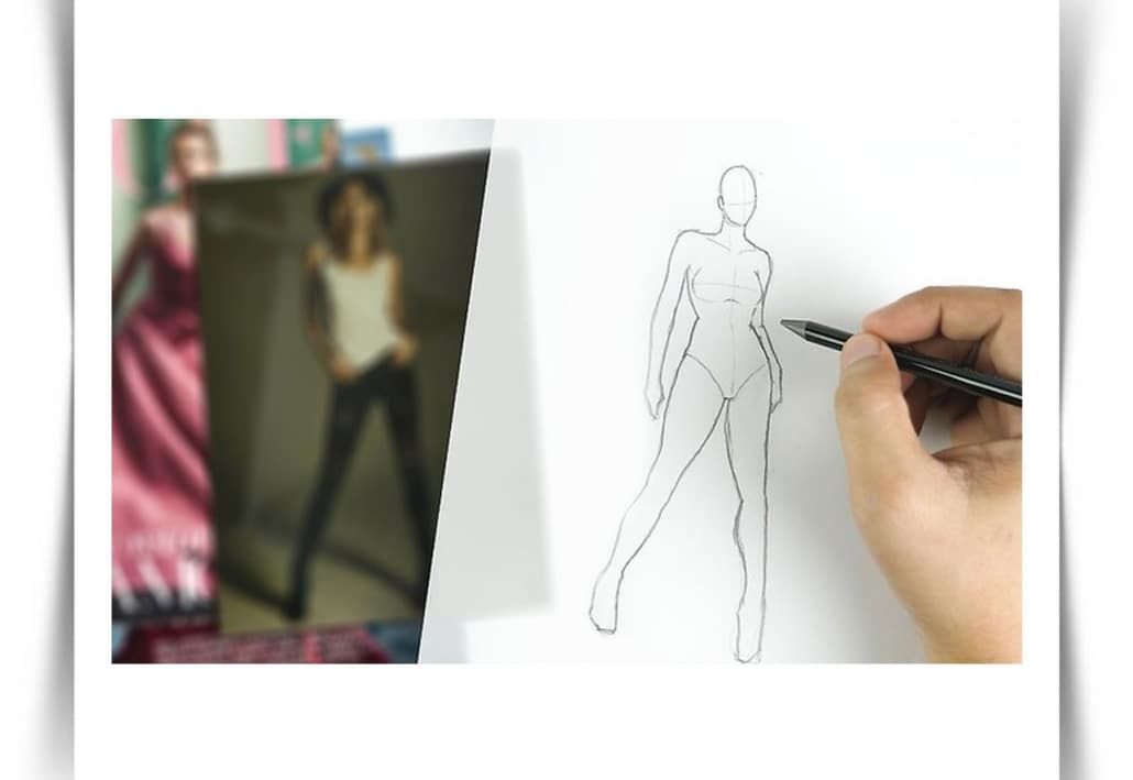 طراحی مد لباس Draw Fashion Sketches 2 1 - طراحی مد لباس