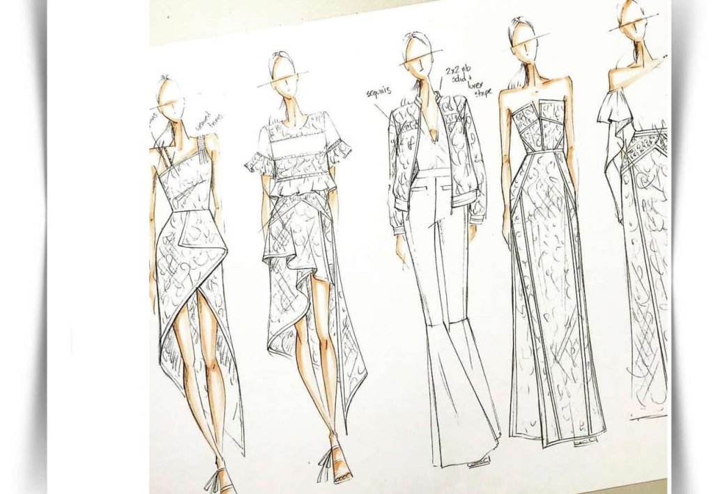 طراحی مد لباس Draw Fashion Sketches 44 - طراحی مد لباس