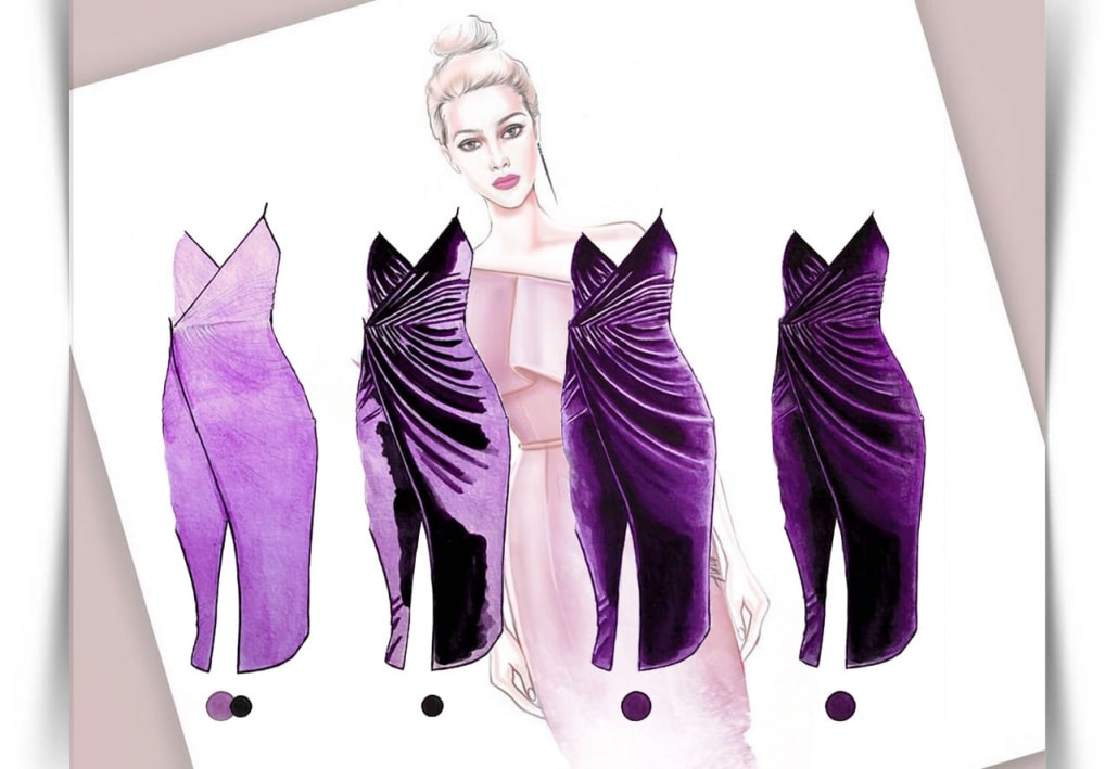 طراحی مد لباس Draw Fashion Sketches 888 - طراحی مد لباس
