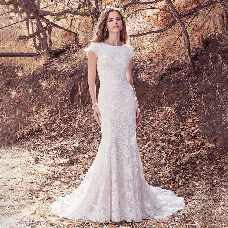 سیلوئت لباس عروس Fit and Flare