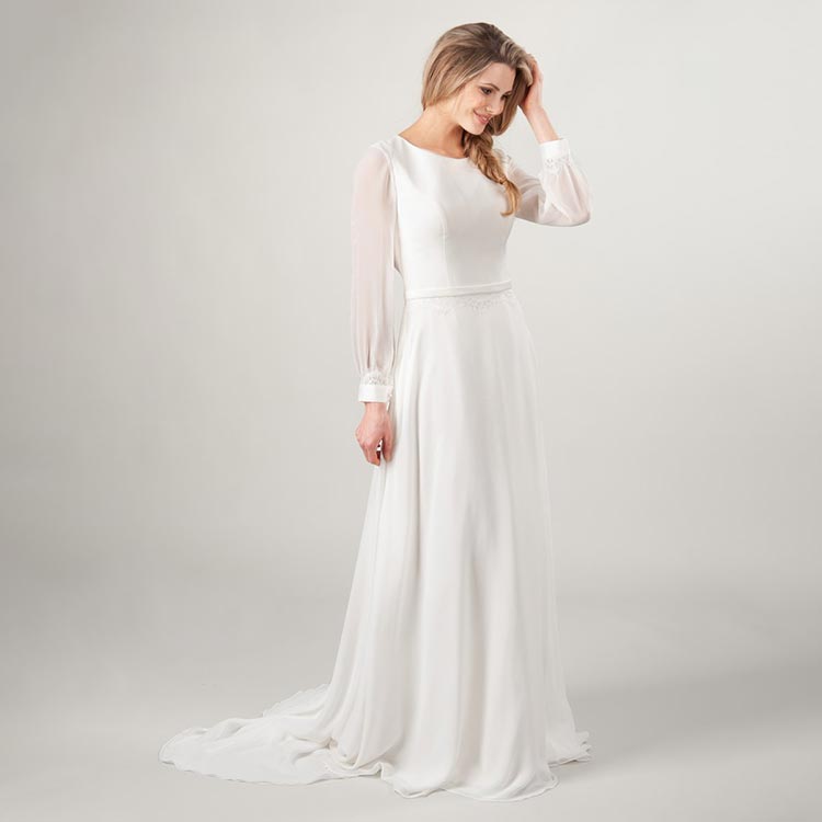wedding_dress_38 انواع سیلوئت لِباس عروس