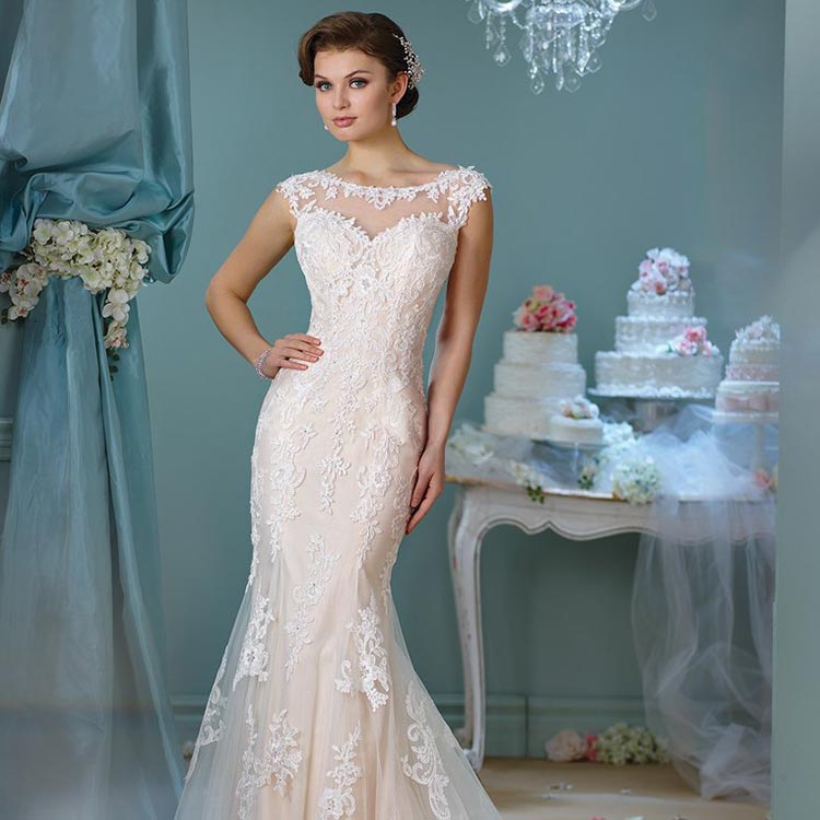 wedding_dress_46 مدل سیلوئث لباس عروس Fit and Flare
