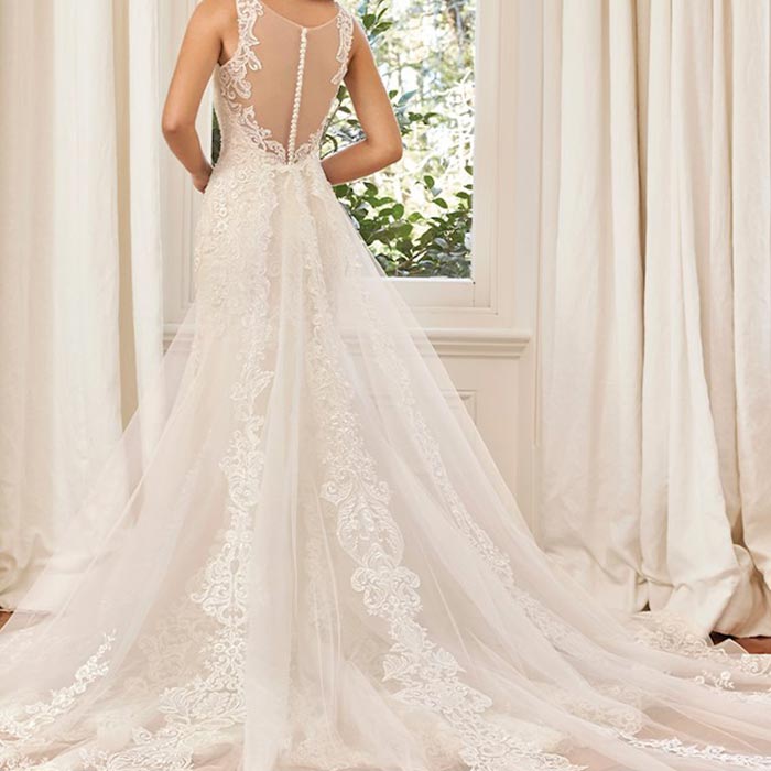 wedding_dress_66 Fit and Flare بهترین سیلوئت لباس عروس برای فرم بدن ساعت شنی