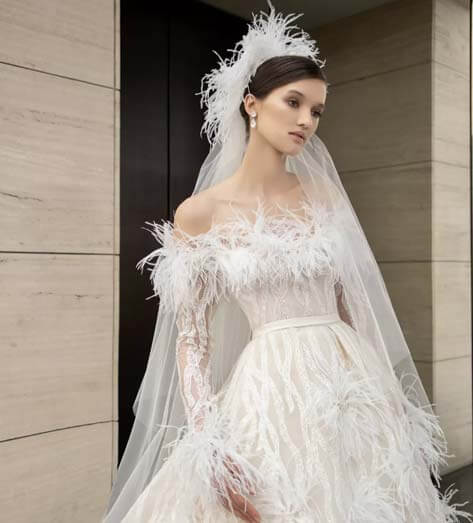 چگونه لباس برای عروسان طراحی کنیم؟ 113