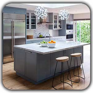 مدل کابینت آشپزخانه کوچک پنجره دار