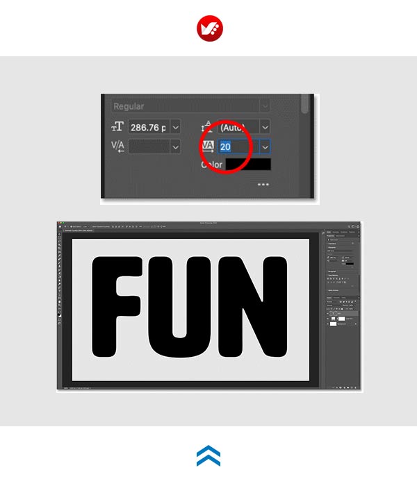 photoshop_pouyaandish_2020_text_image_114 کار با ترکینگ متن در فتوشاپ