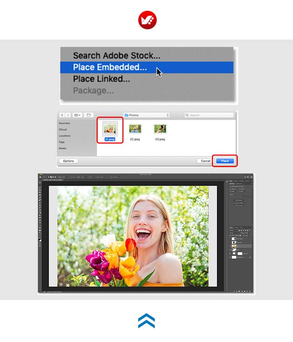 photoshop_pouyaandish_2020_text_image_135 کاربرد Place Embedded در فتوشاپ