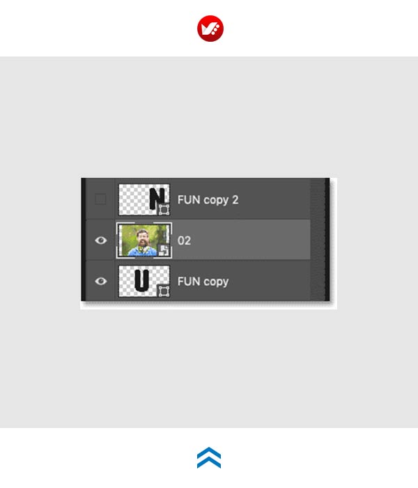 photoshop_pouyaandish_2020_text_image_141 کار کردن با clipping mask در فتوشاپ