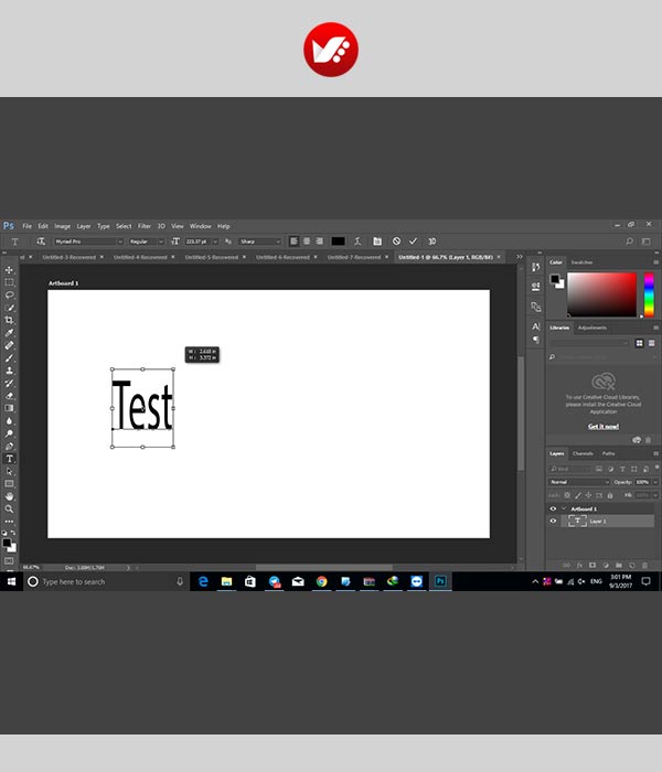 photoshop_shortcut_13 کلید میانبر یافتن دستههای اندازهگیری در فتوشاپ
