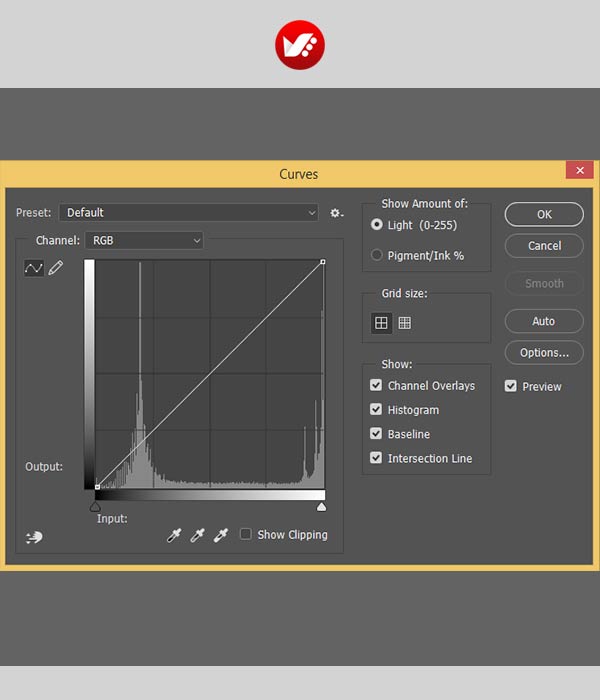 photoshop_shortcut_22 کلید میانبر ابزار منحنیها در فتوشاپ