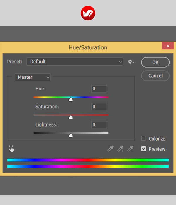 photoshop_shortcut_24 کلید میانبر ابزار Hue/Saturation در فتوشاپ