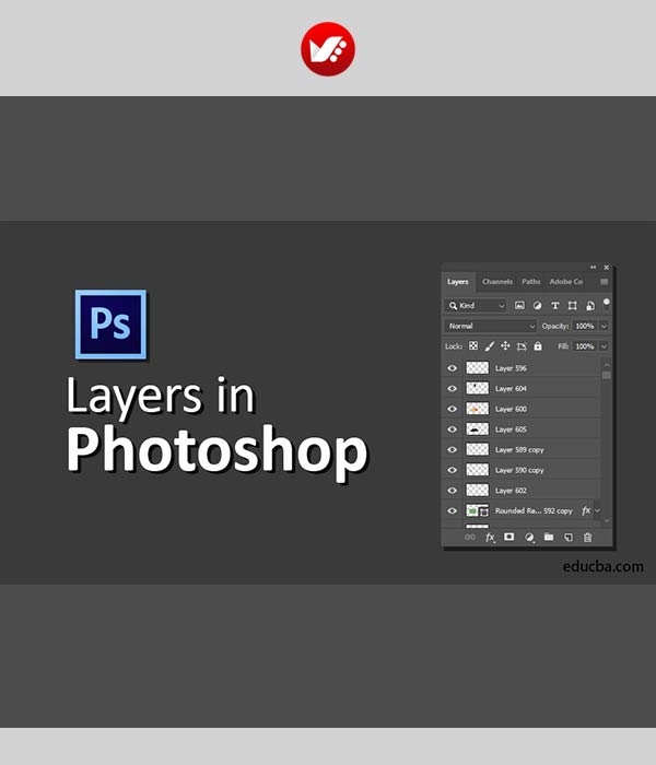 photoshop_shortcut_34 کلیدهای میانبر (Layers) یا پنل لایه ها در فتوشاپ