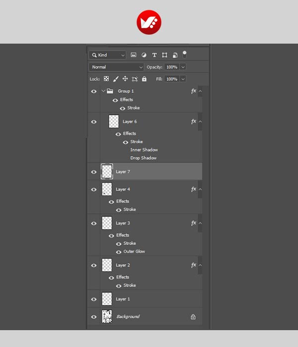 photoshop_shortcut_38 کلید میانبر ایجاد لایهی جدید با برش (Cut) در فتوشاپ