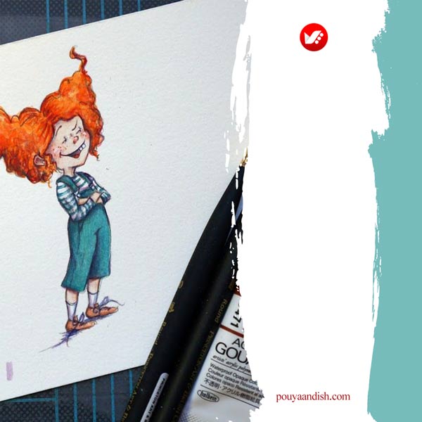 Gouache_05 آموزش حرفه ای تصویرسازی