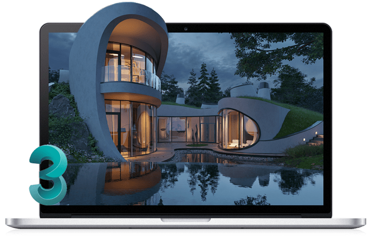 توزیع نور صحنه در تری در مکس توزیع نور صحنه در نرم افزار تری در مکس