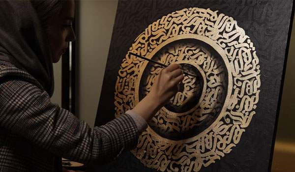 نمونه کار نقاشی خط