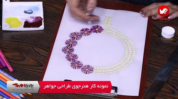 نمونه کار هنرجویان طراحی جواهرات