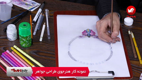 نمونه کار هنرجویان طراحی جواهرات
