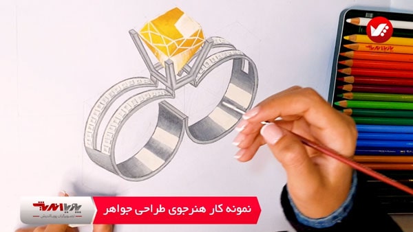 نمونه کار هنرجویان طراحی جواهرات