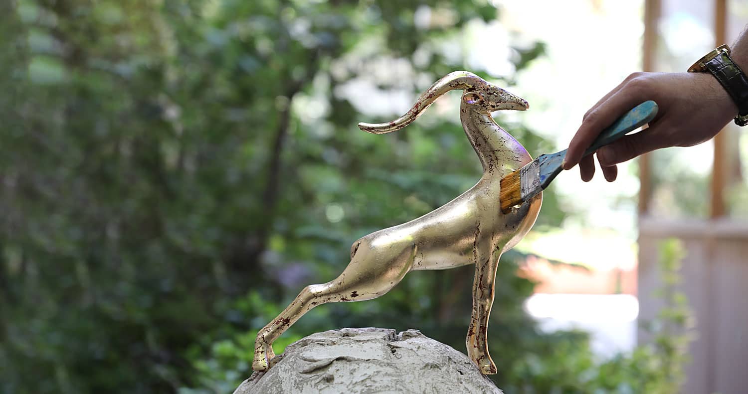 مجسمه های پتینه در تصویر گران پویااندیش