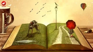تصویرگری متن کتاب داستان