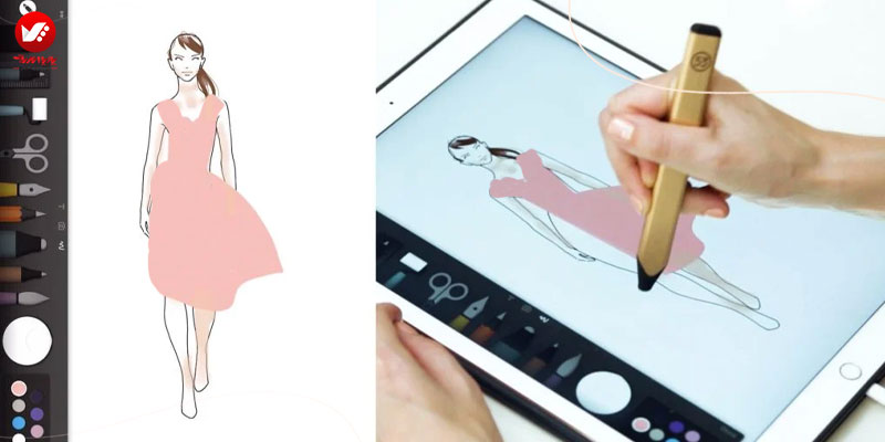 نرم افزار Fashion Design Flat Sketch