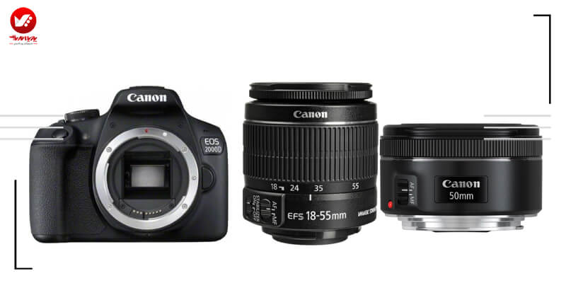 دوربین کانن مدل EOS2000D Kit EF-S 18-55MM