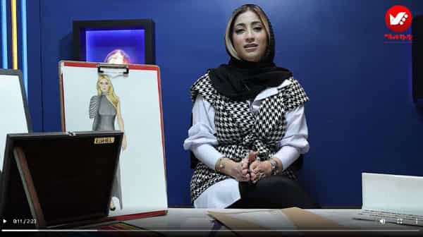 فاطمه جواهری طراحی لباس کاور