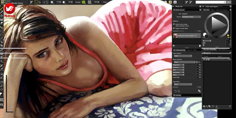 Corel painter x3 برای نقاشی دیجیتال