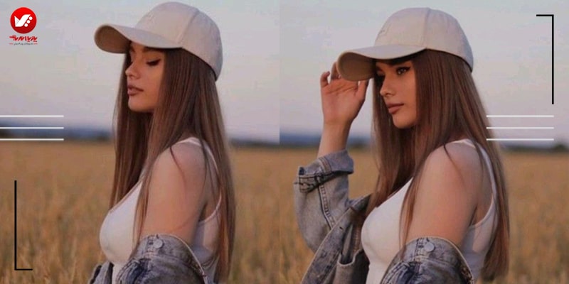 ژست عکاسی دخترانه 45 درجه