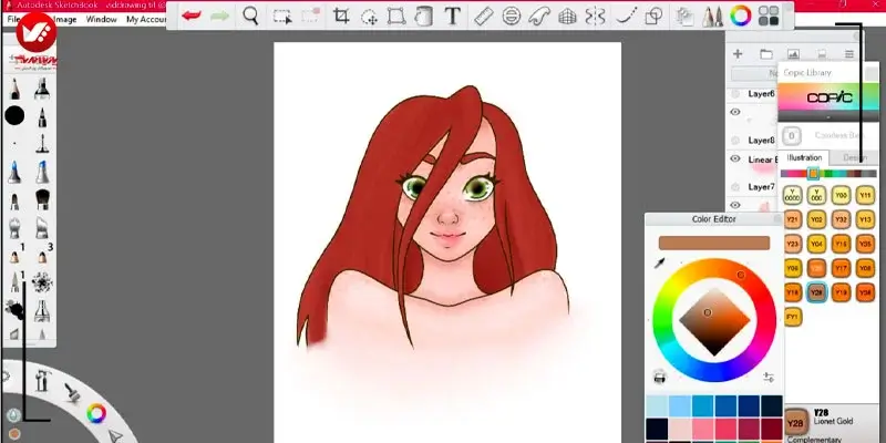 برنامه Sketchbook