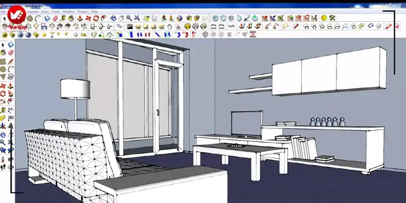اسکچاپ ، نرم افزار طراحی دکوراسیون داخلی