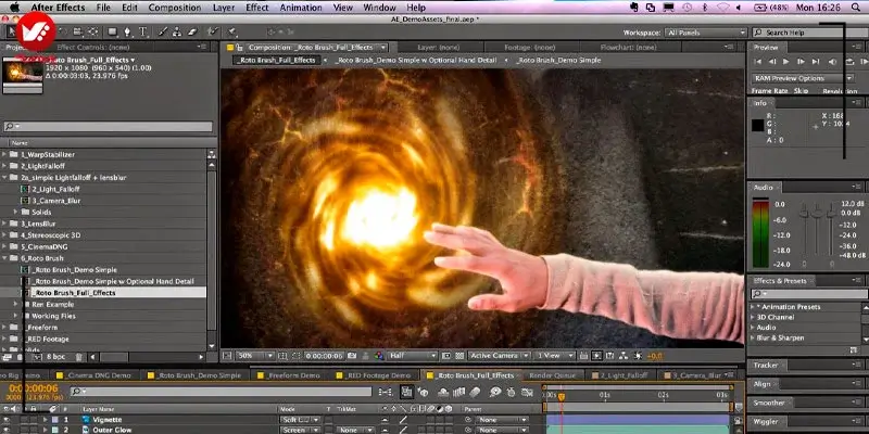 ویژگی های اصلی After Effects
