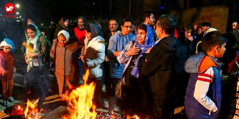 چهارشنبه سوری در رشت