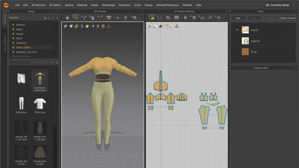 Marvelous Designer (مارولوس دیزاینر): تخصص در شبیه‌سازی پارچه آموزش دوره های مارولوس برای طراحی لباس