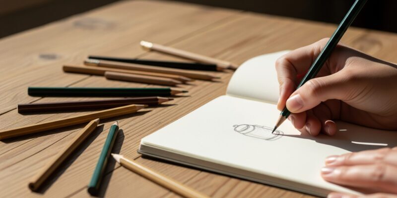 نکات آموزش نقاشی بزرگسالان با مداد